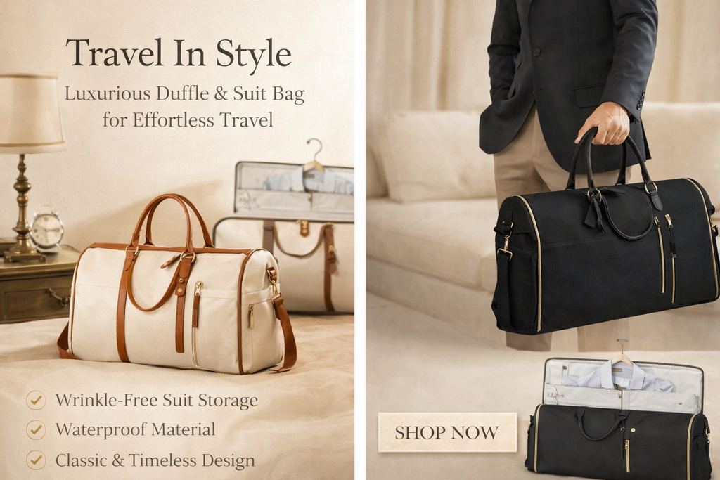 Heritage Travel Duffle - Premium Waterproof Weekender Bag